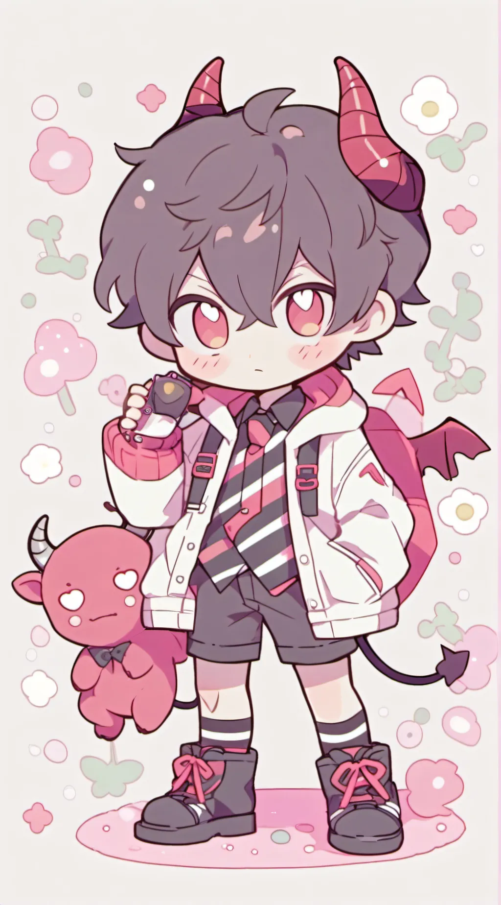 ai character: Latte background