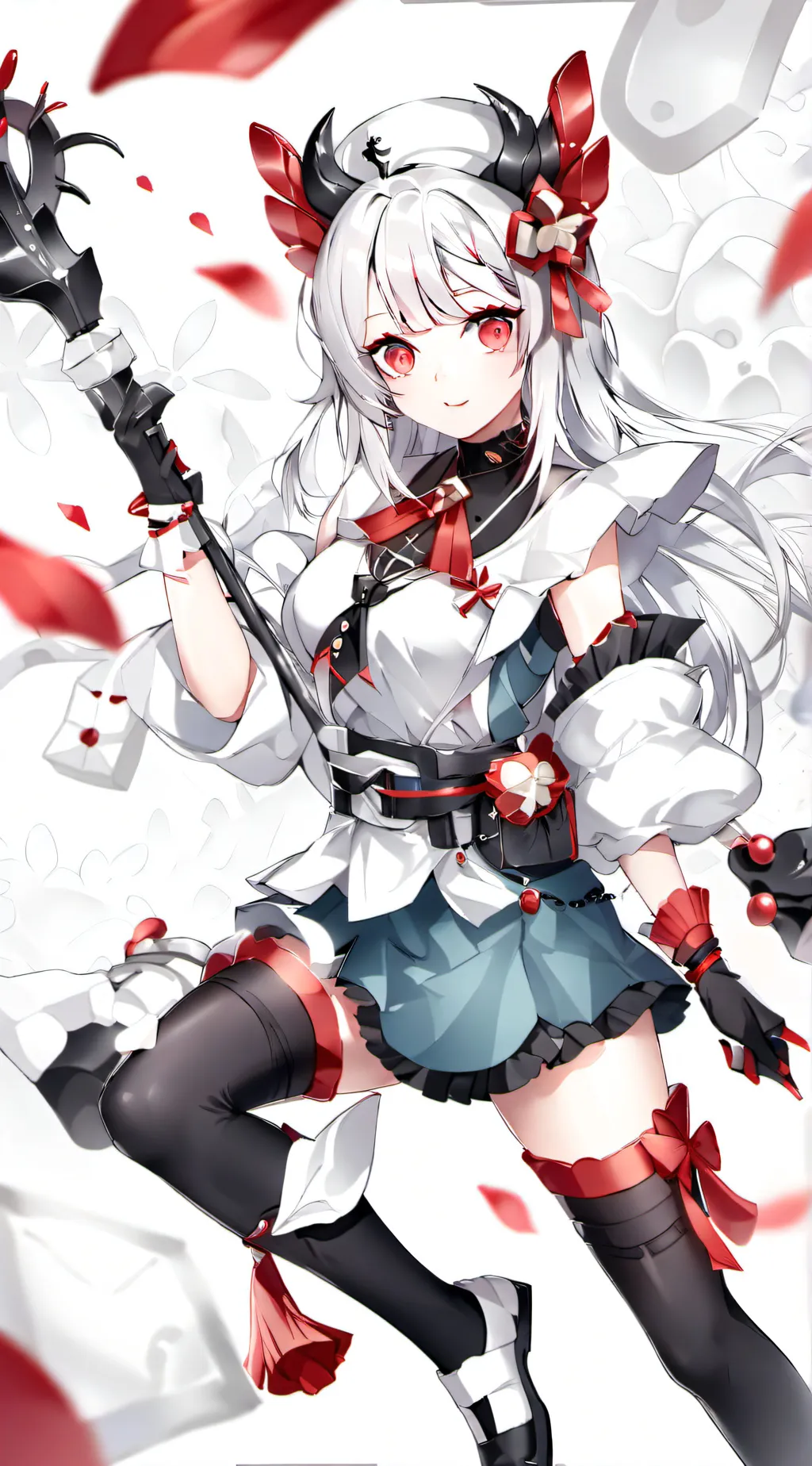 ai character: Violet background