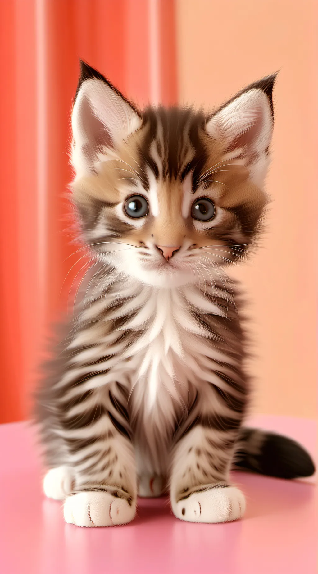 ai character: Fluffy  background