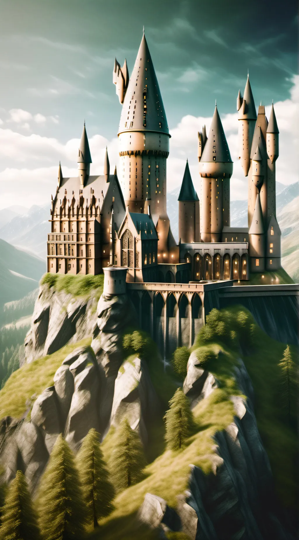 ai character: Hogwarts background