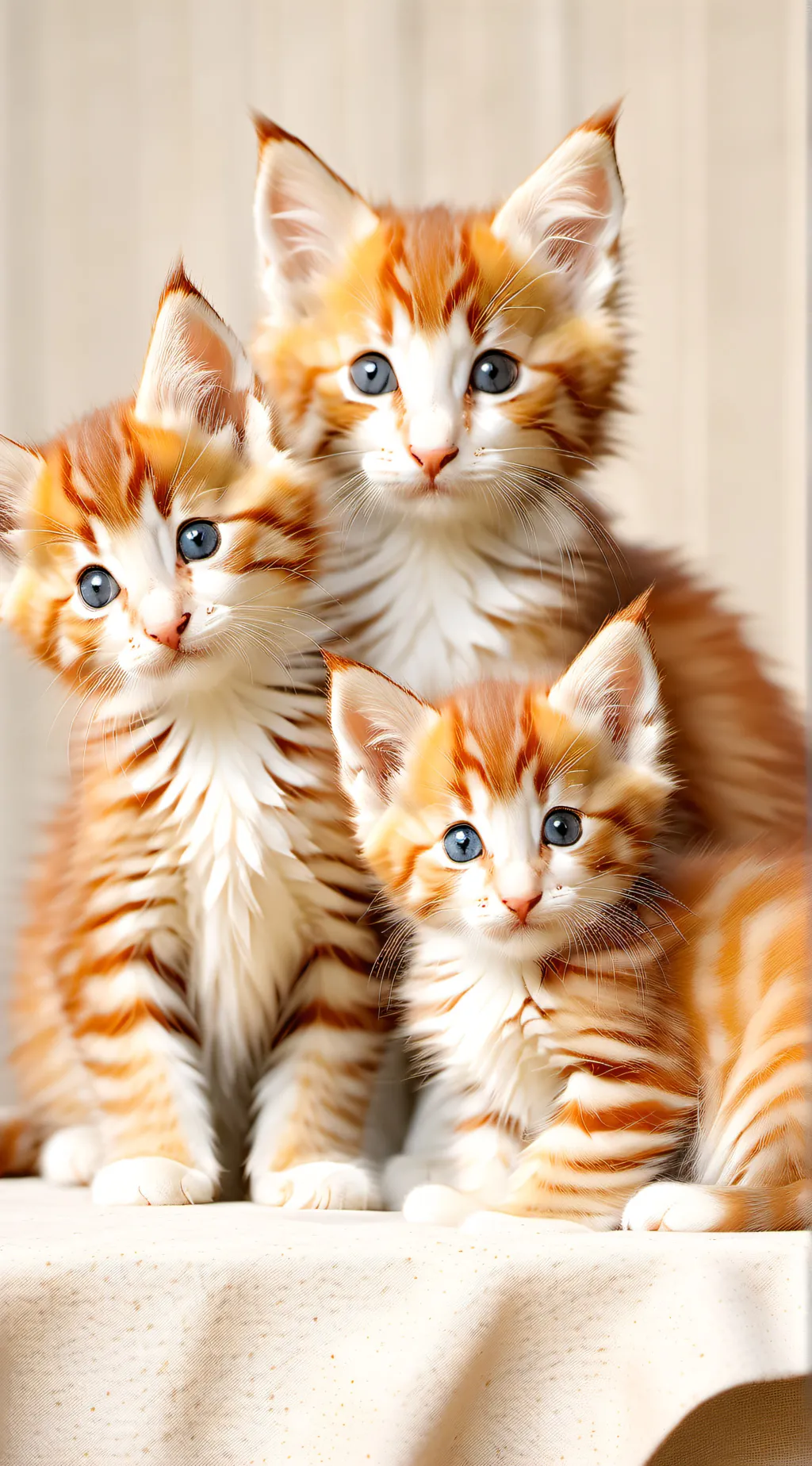 ai character: Cats and mommy background