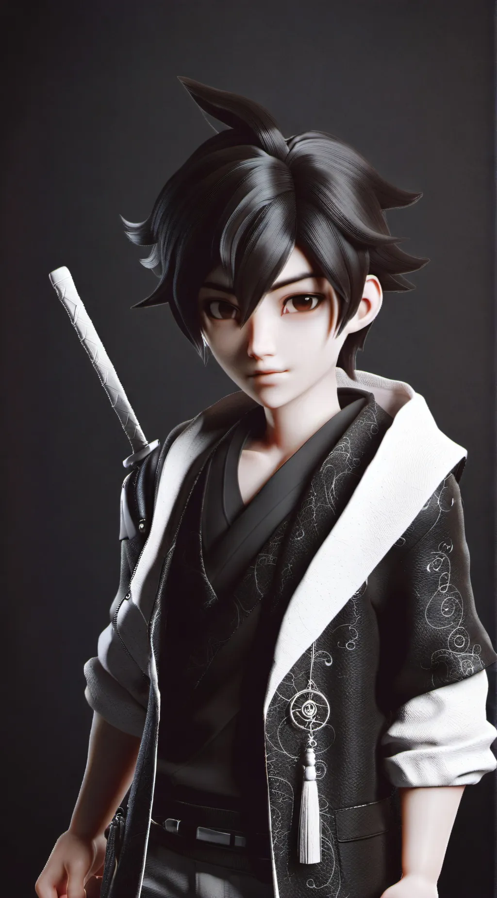 ai character: shota background