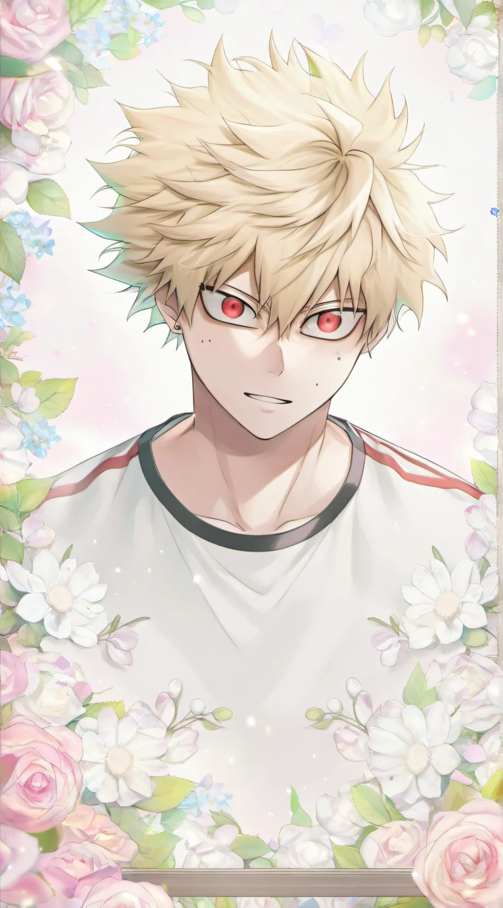 ai character: Katsuki bakugo background