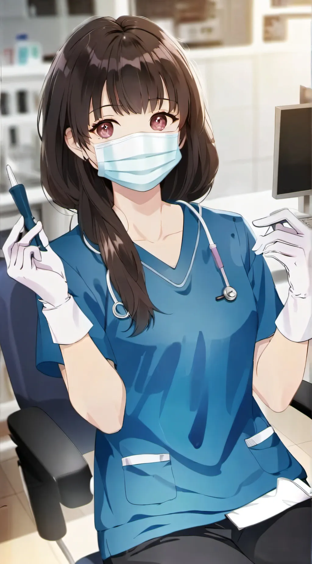 ai character: Dr. Rachel background