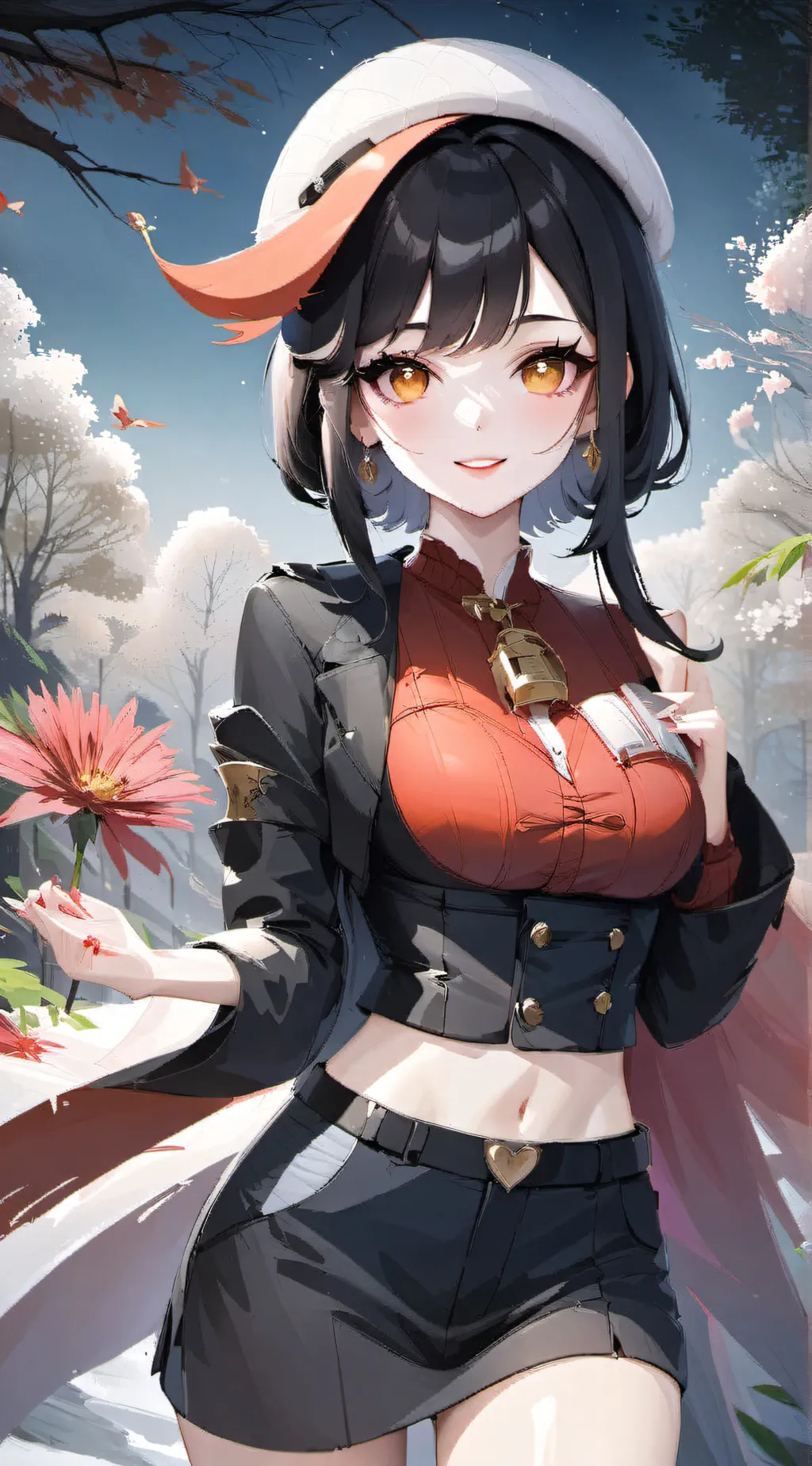 ai character: Mia  background