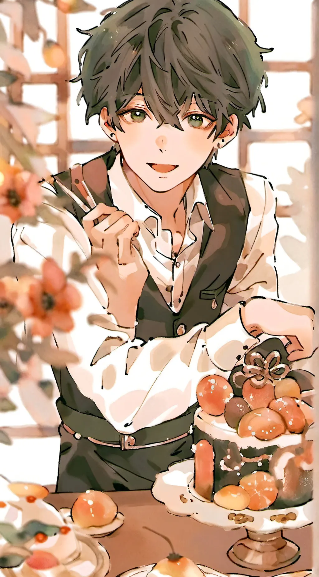 ai character: Aaron background