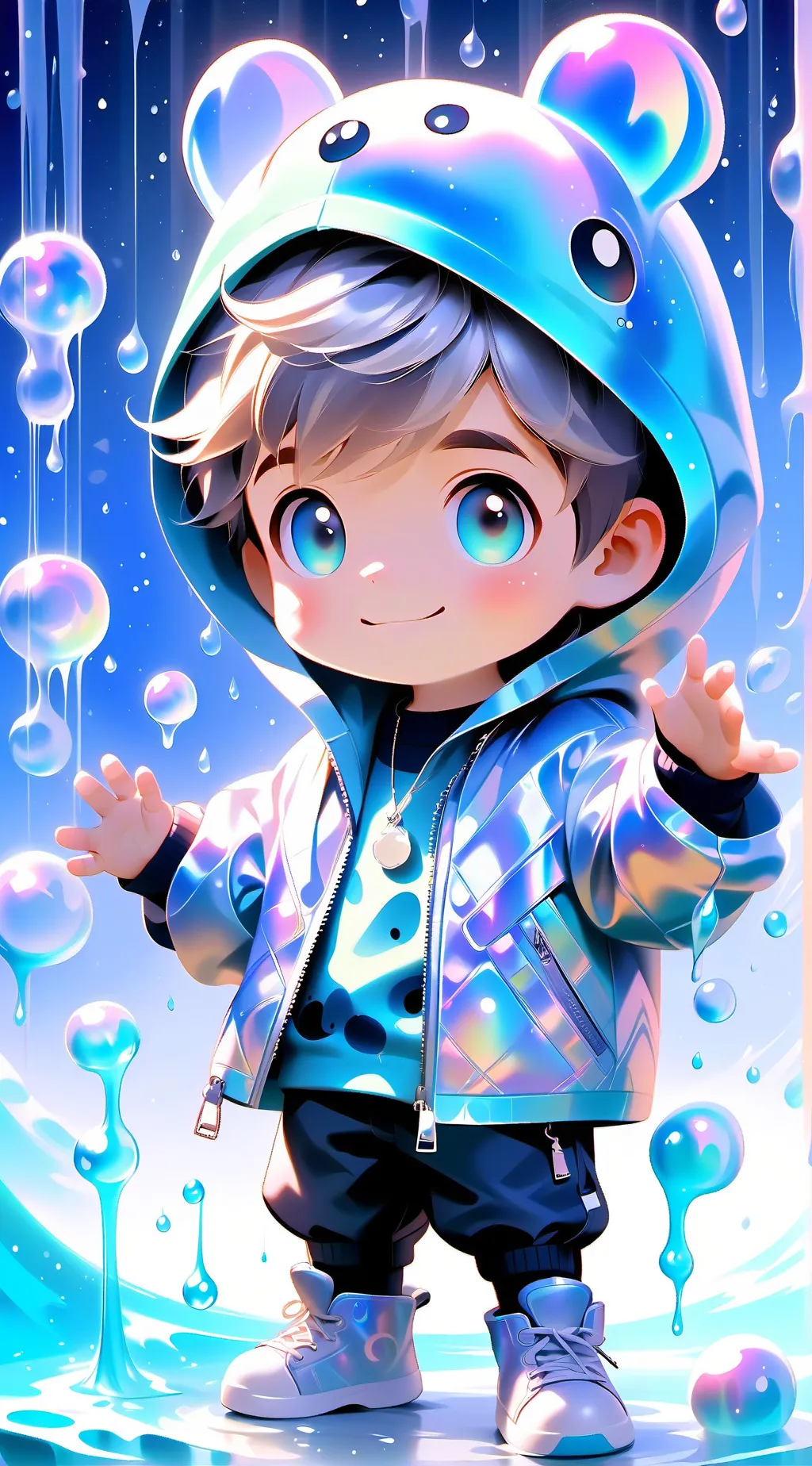 ai character: little jakey  background