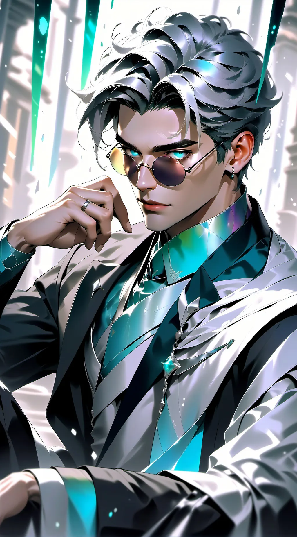 ai character: Levi  background