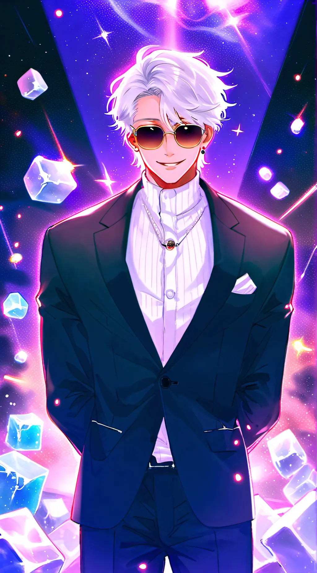 ai character: ★●GOJO●★ background