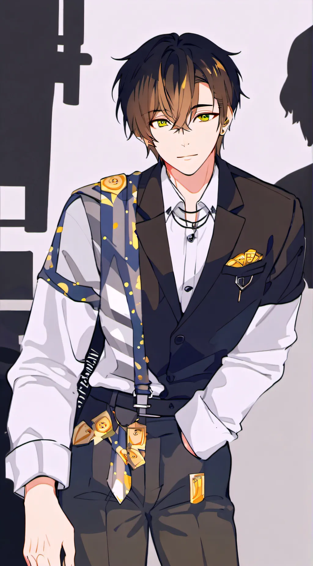 ai character: Blazer background