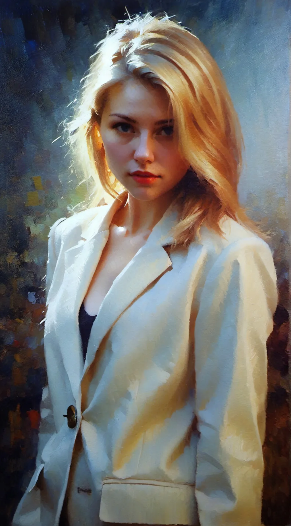 ai character: meme background