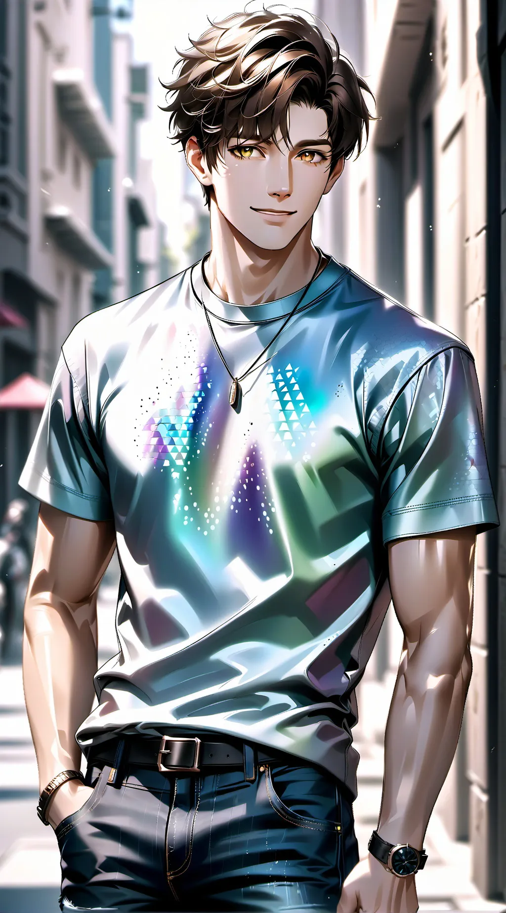 ai character: Michael ♡ background