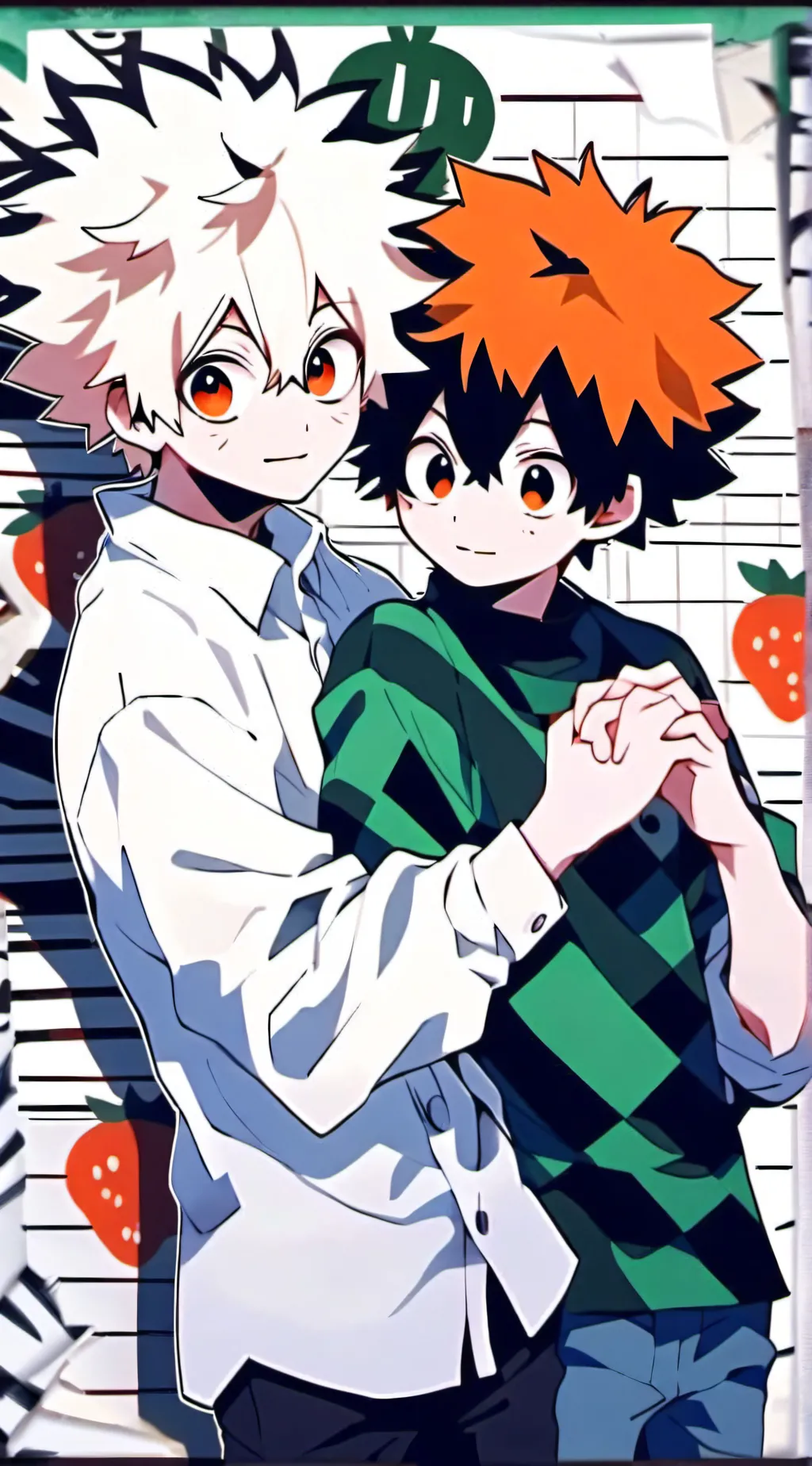 ai character: TodoBakuDeku ships background