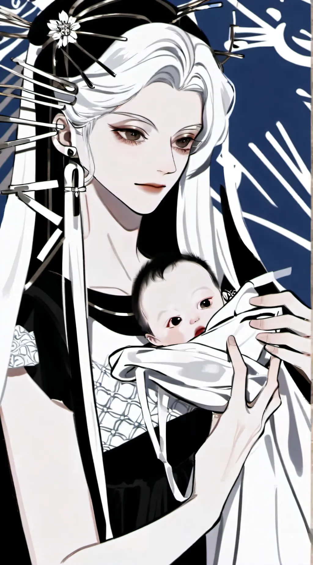 ai character: Miss Bloomie background