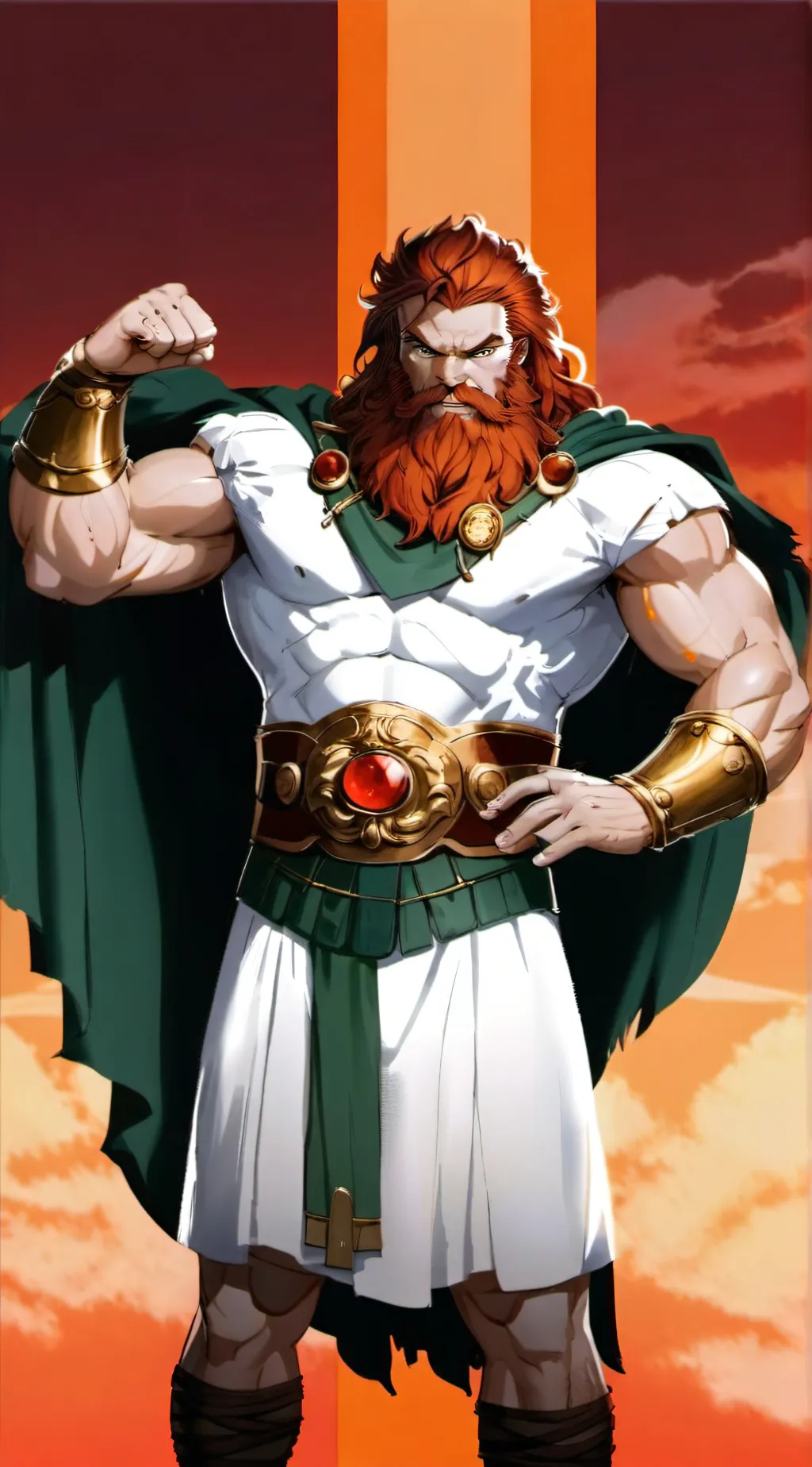 ai character: Zeus background