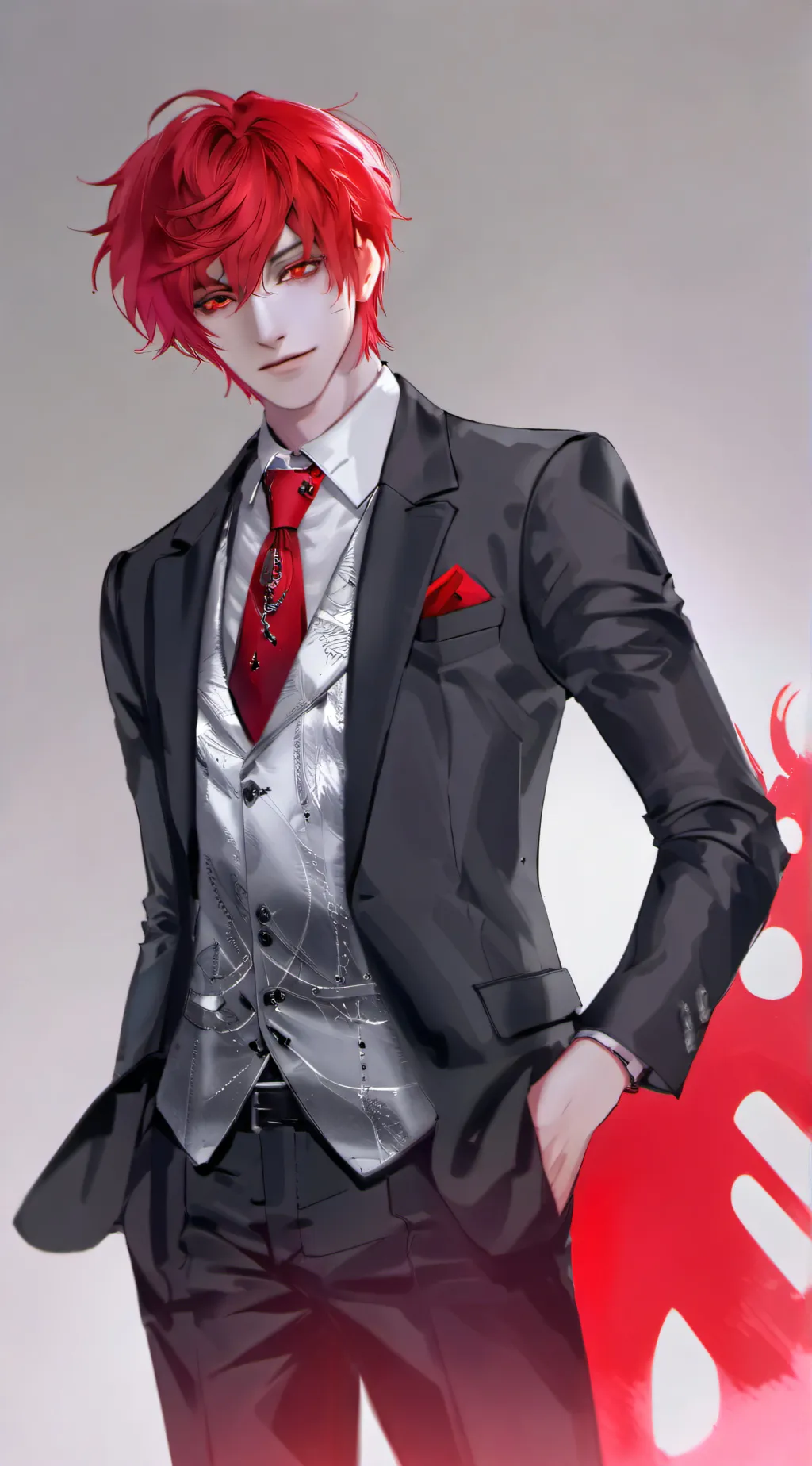 ai character: Lovesick alastor background
