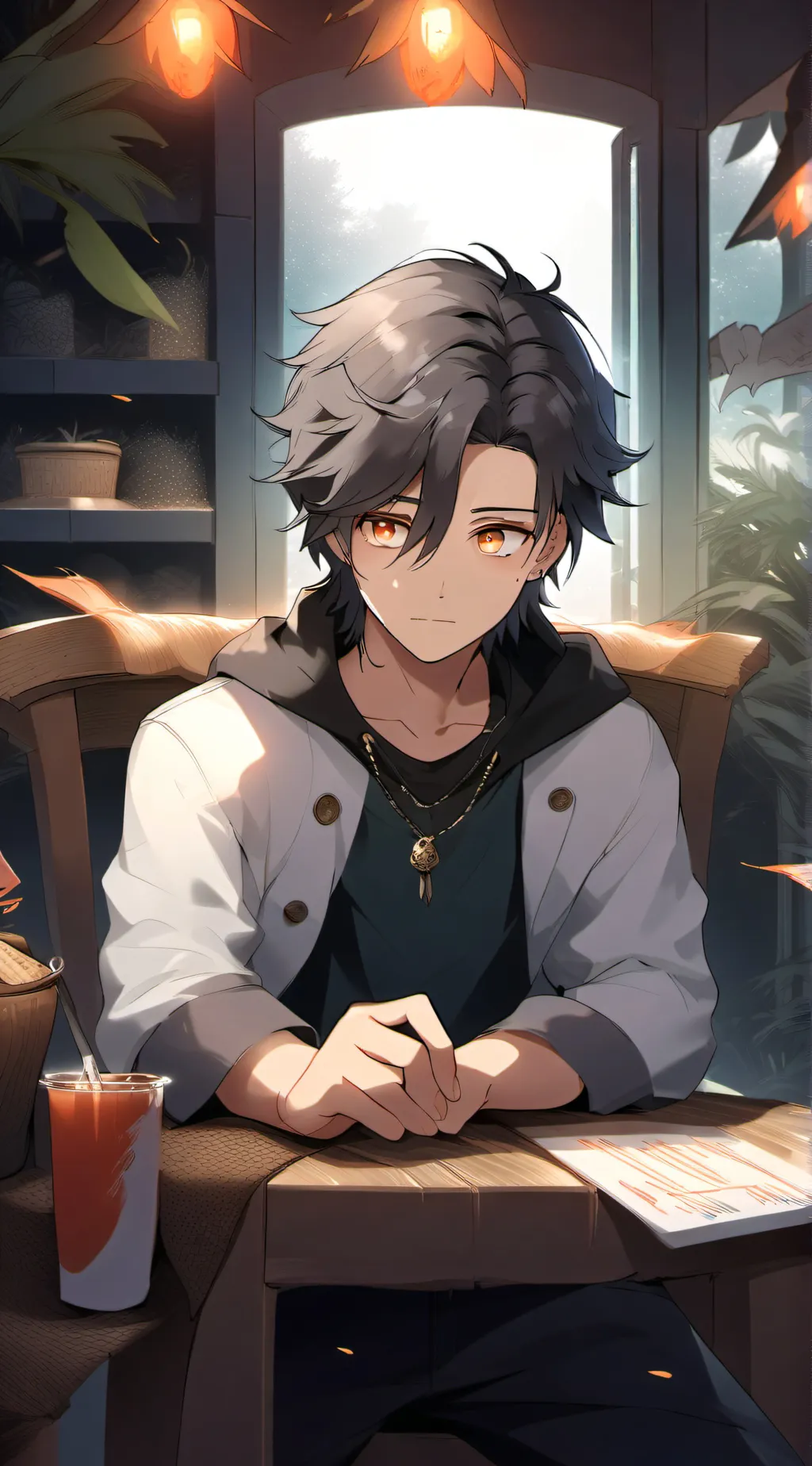 ai character: ☆~•Aarav•~☆ background