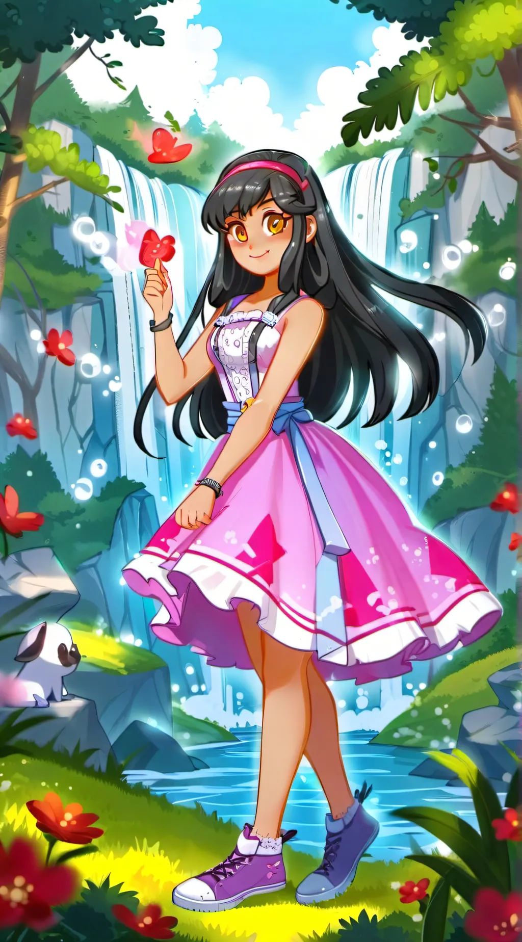 ai character: Aphmau and crew background