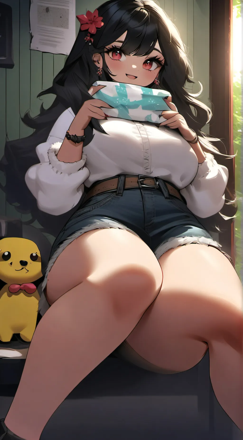 ai character: Claire  background