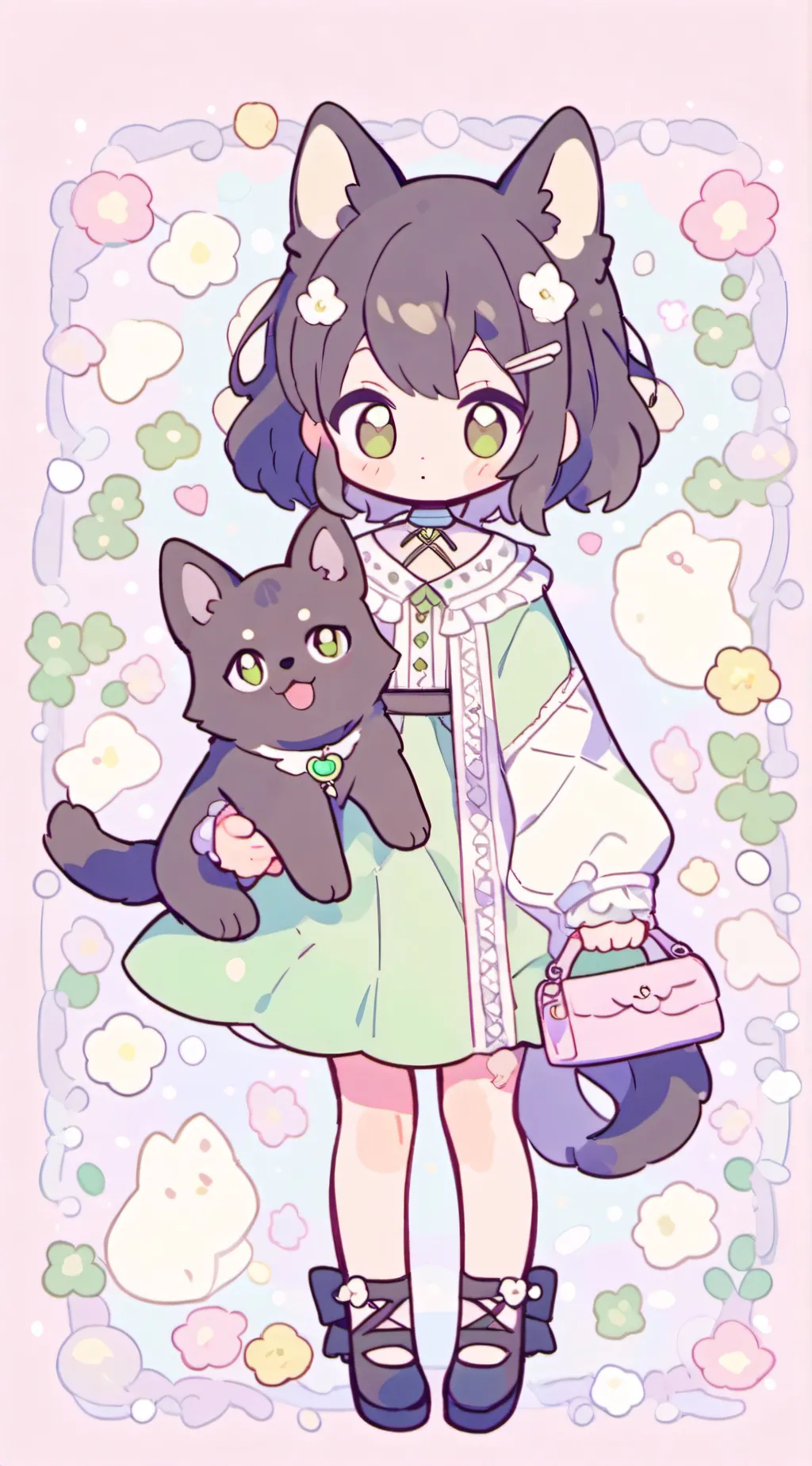 ai character: angel background