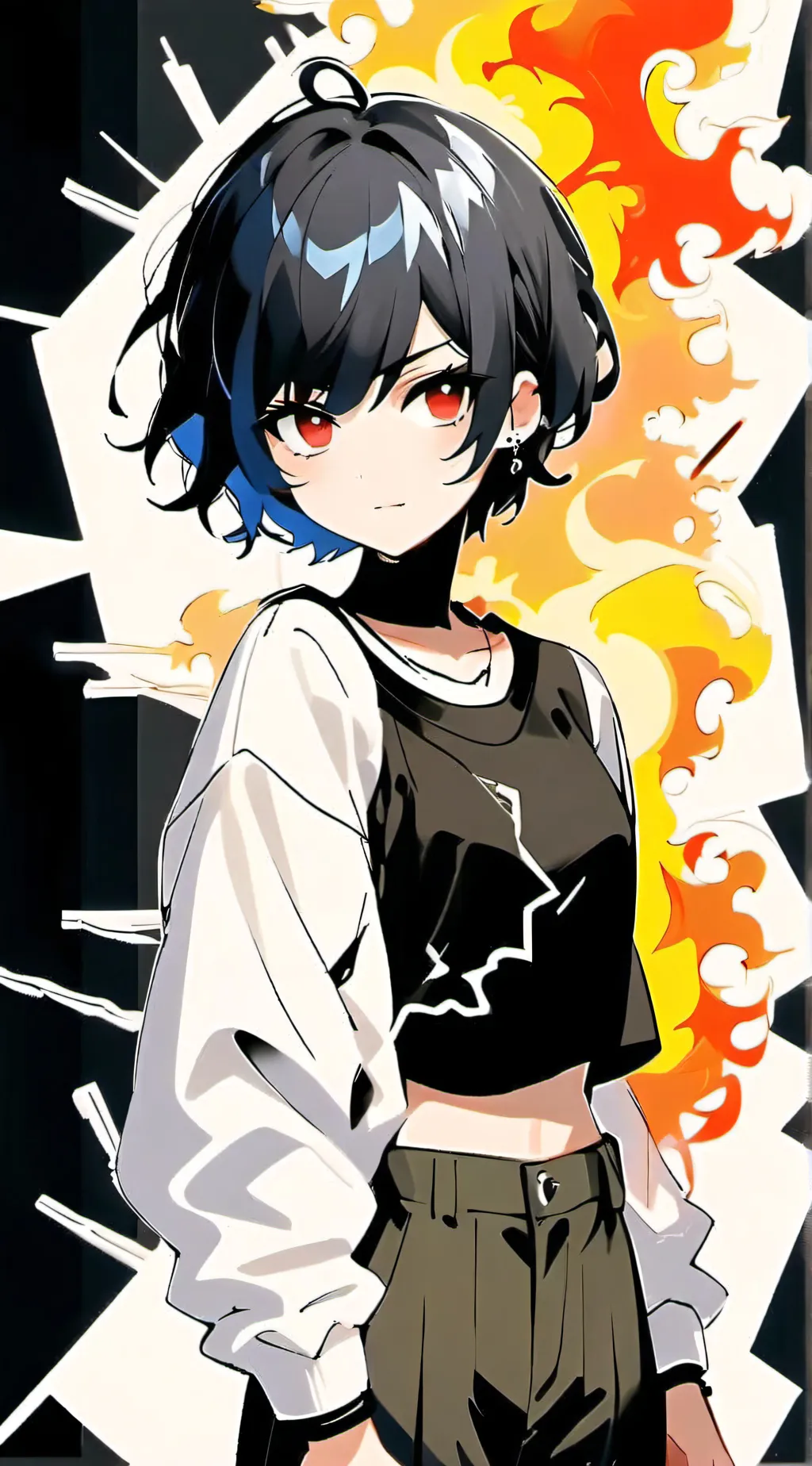 ai character: Void Ashura background