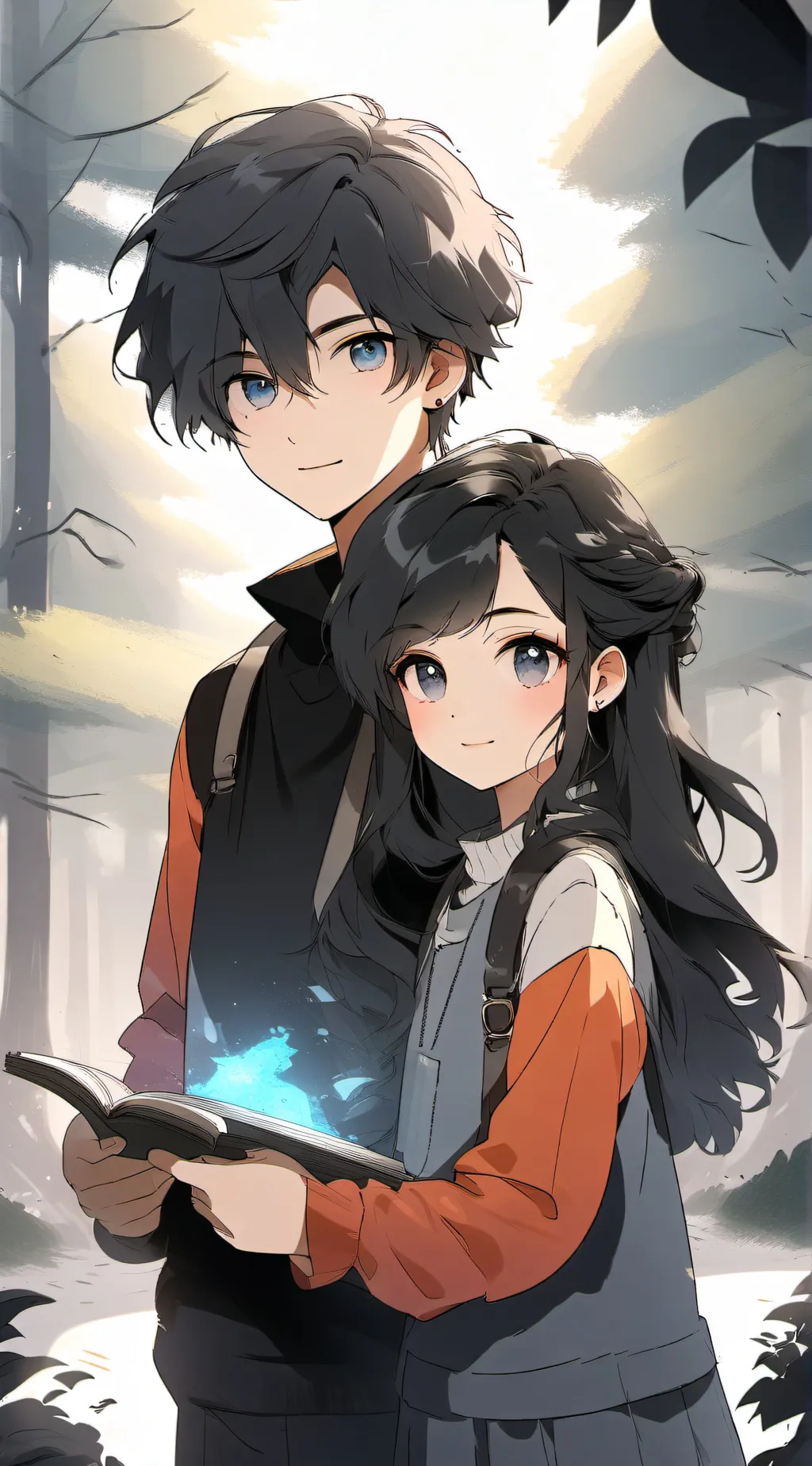 ai character: Leon and his sis background