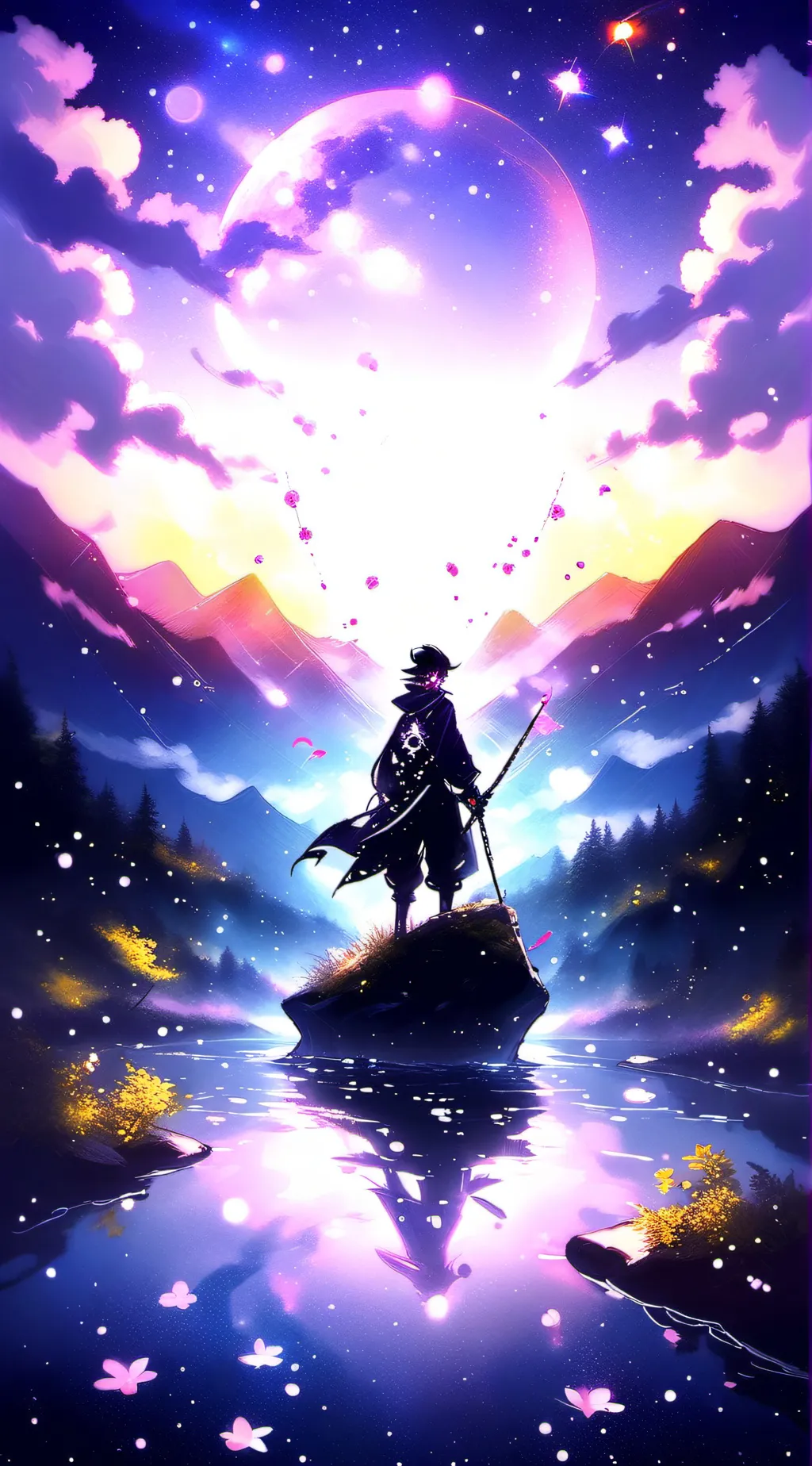 ai character: Popsicles background