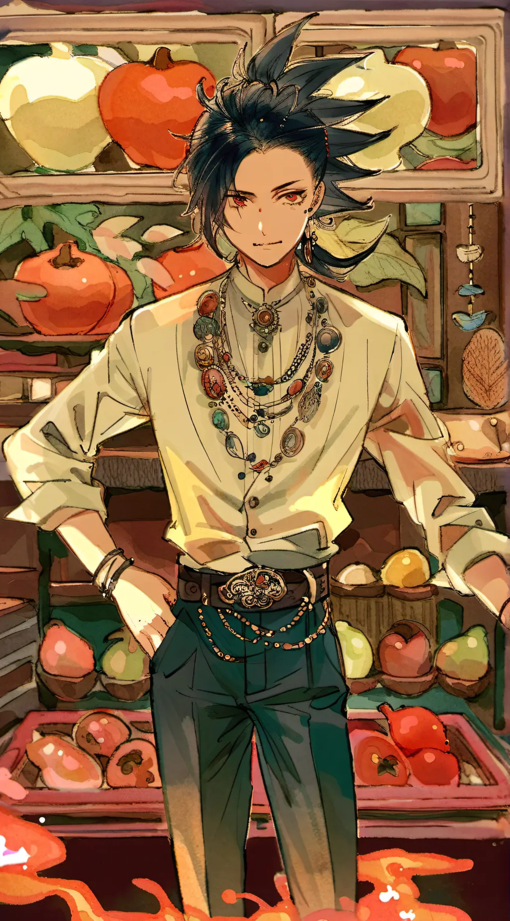 ai character: kokushibo  background