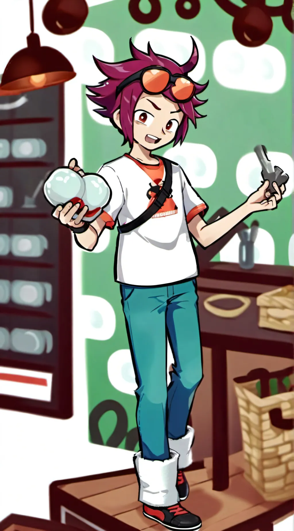 ai character: Chester background