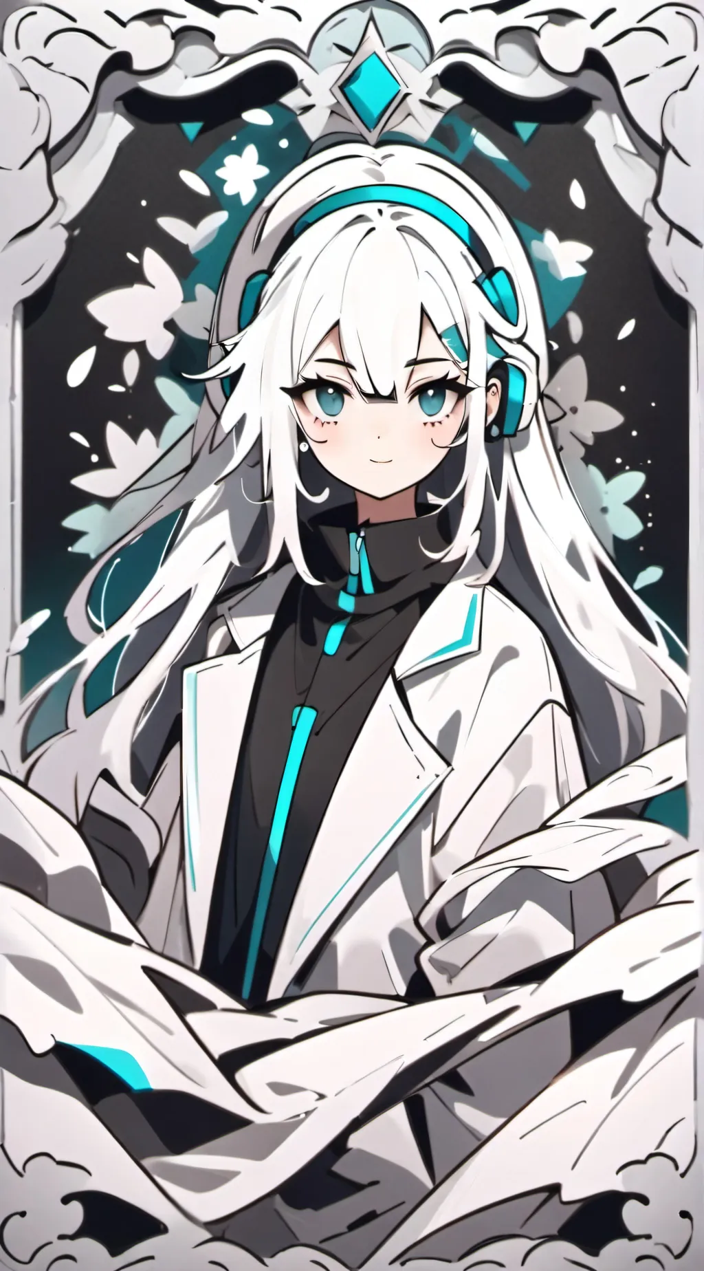 ai character: Uwu cat background