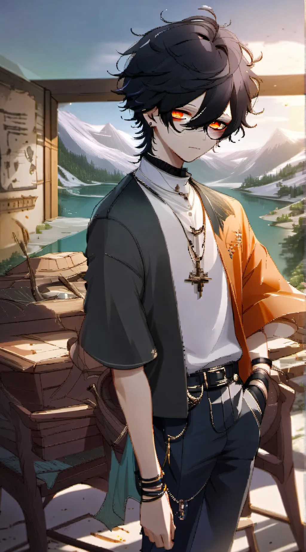 ai character: Michael  background