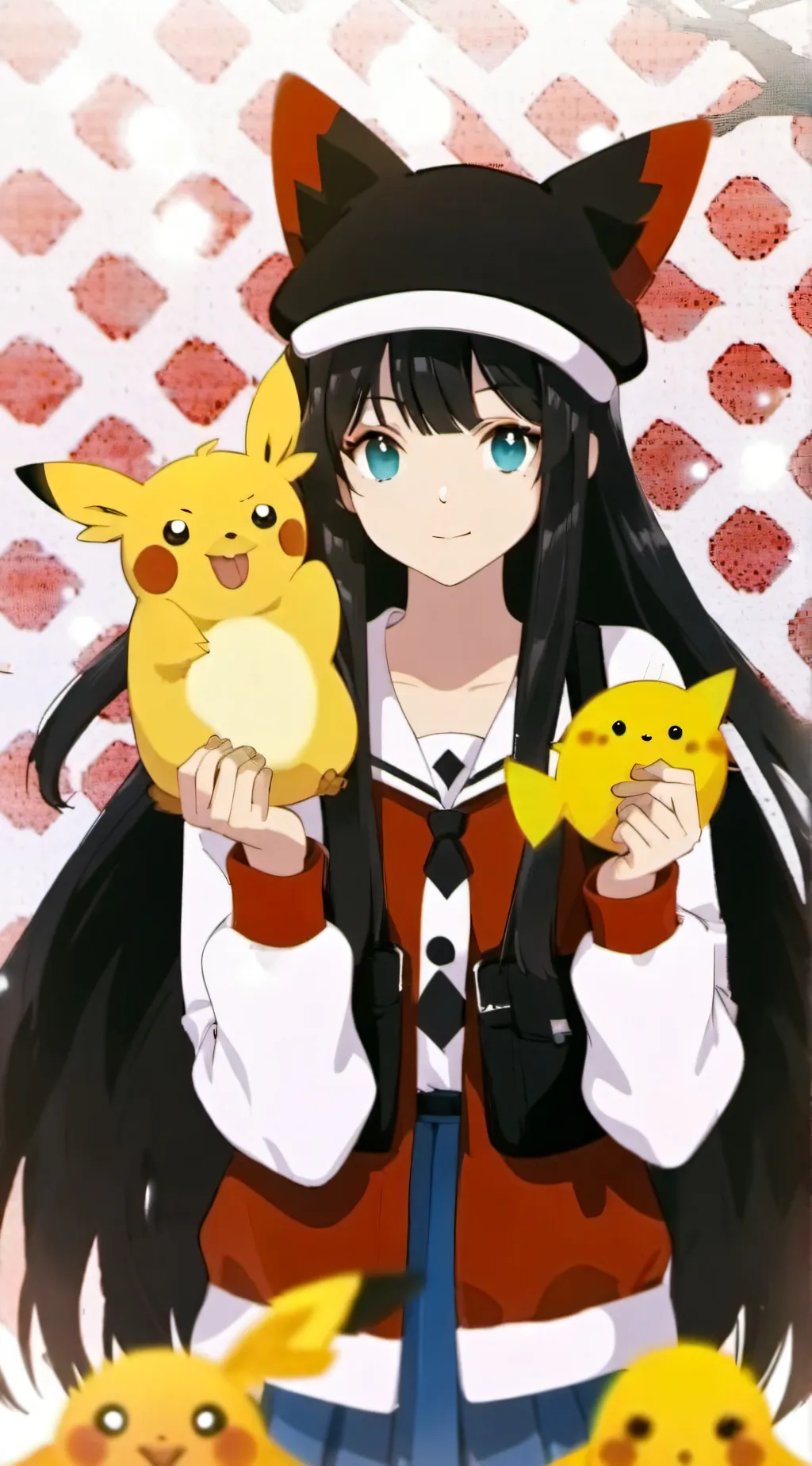 ai character: Pikachu  background
