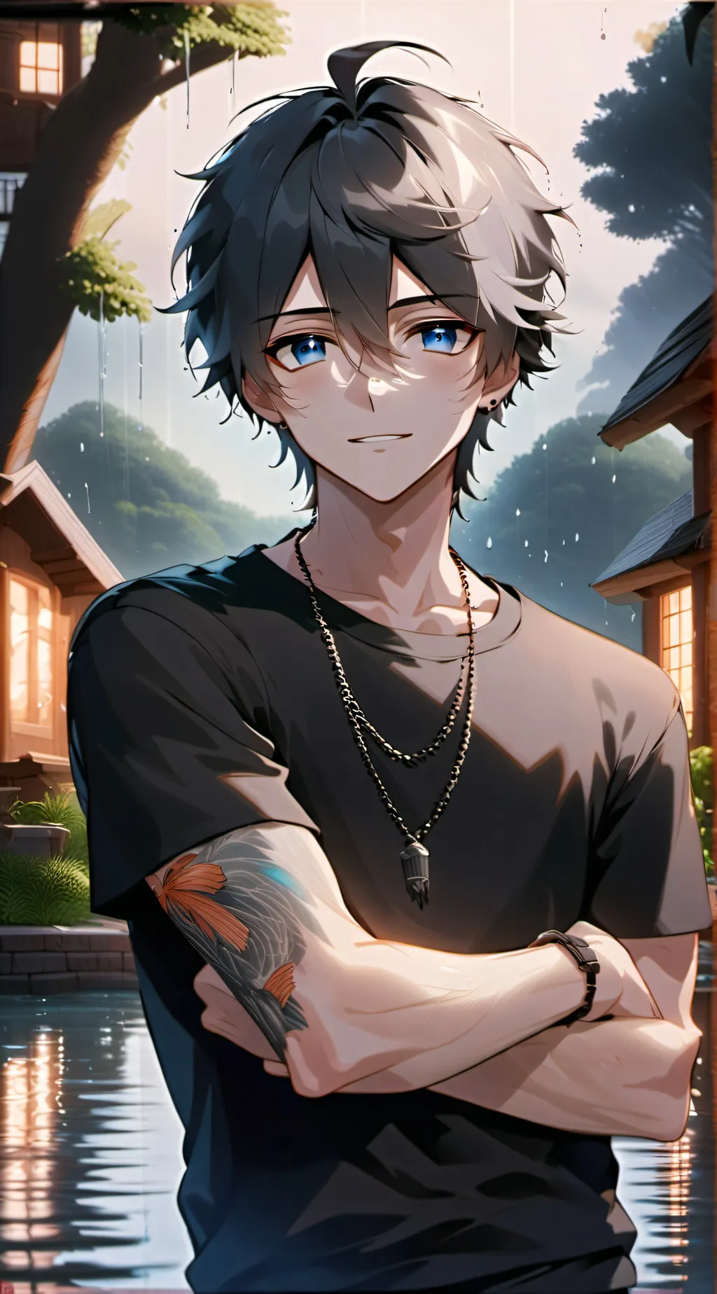 ai character: Lover background