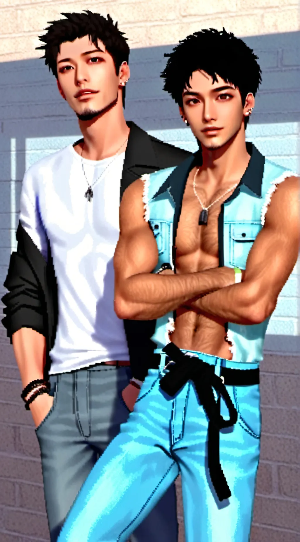 ai character: Liam and Daniel background