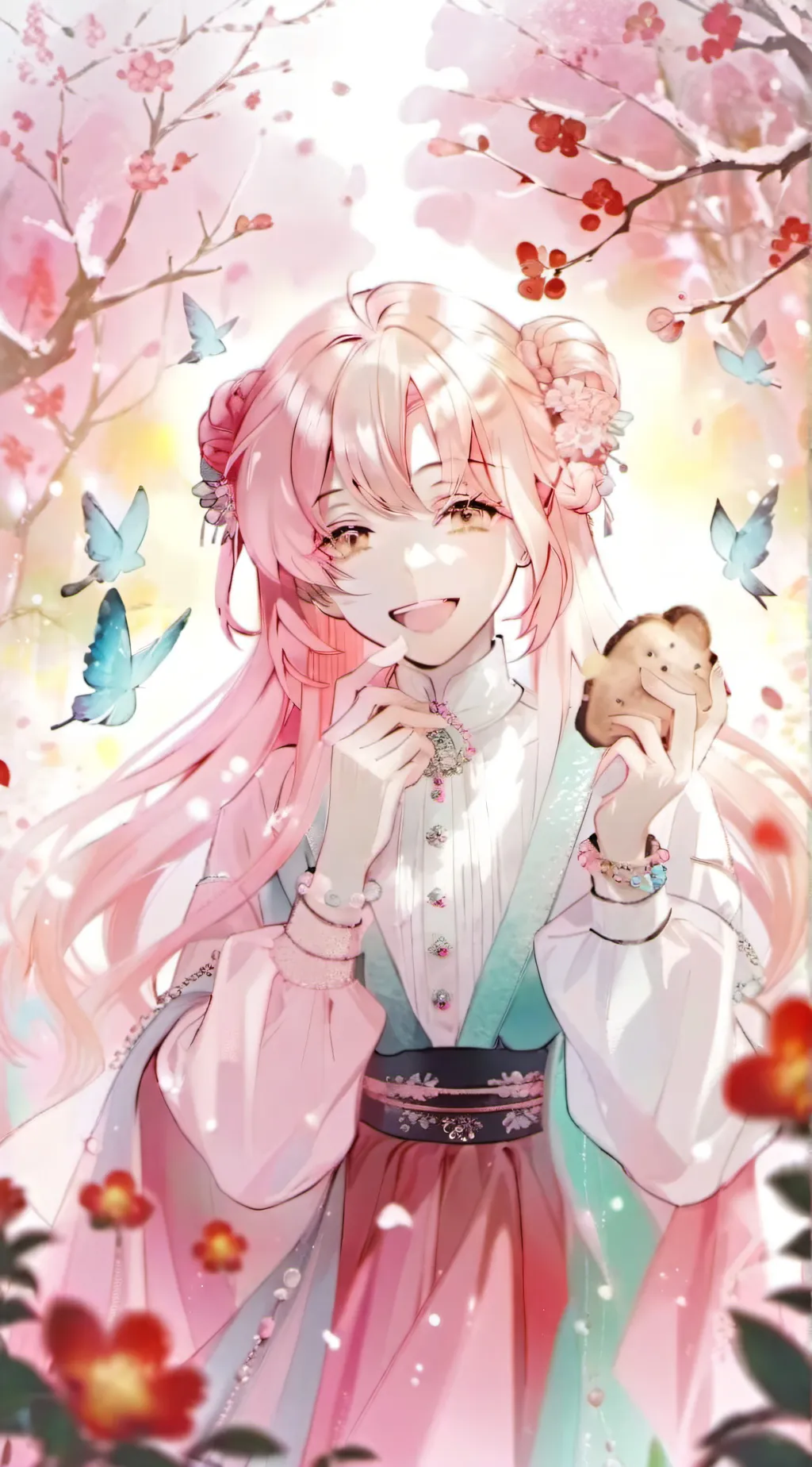 ai character: Mitsuri kanjiro background