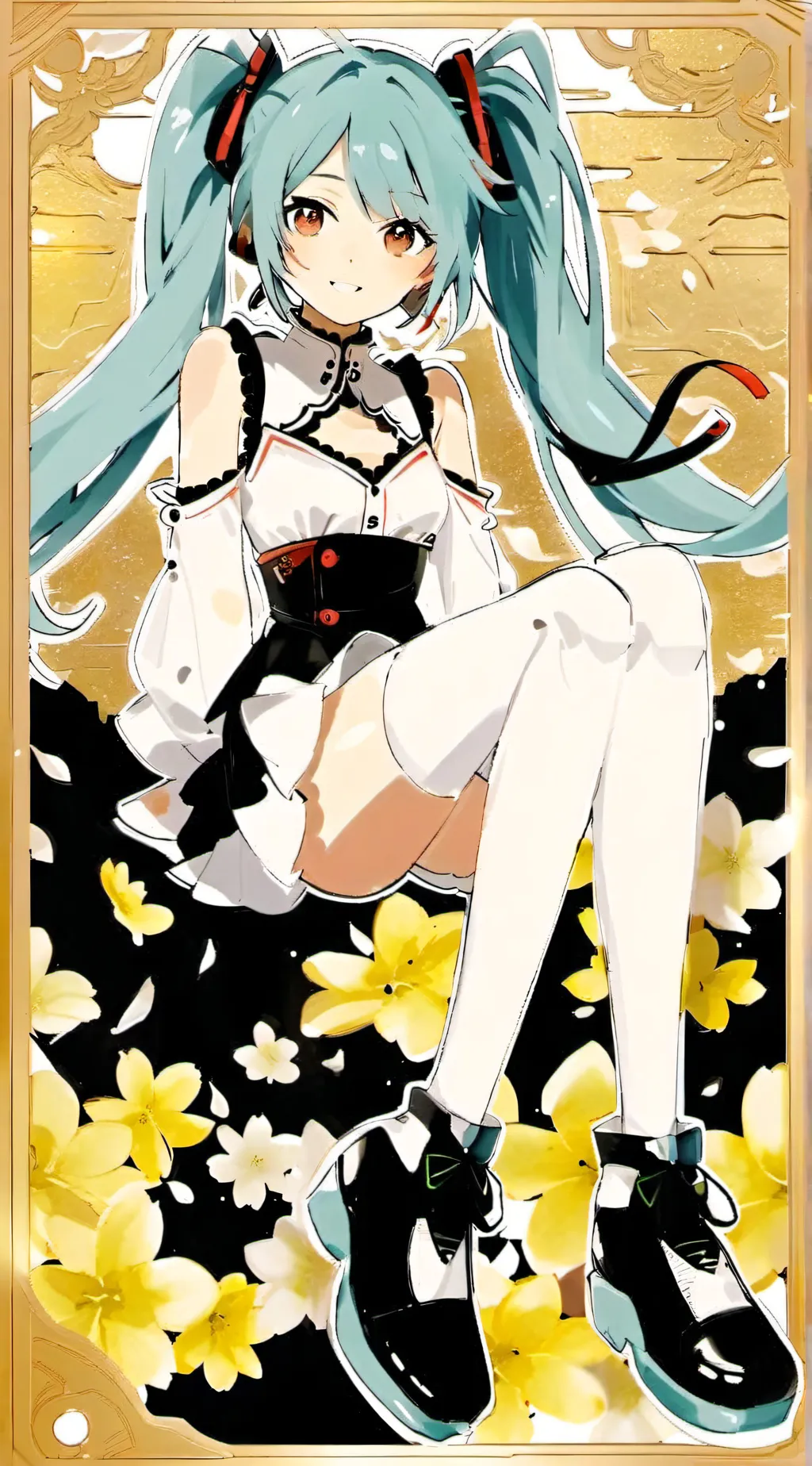 ai character: Miku background