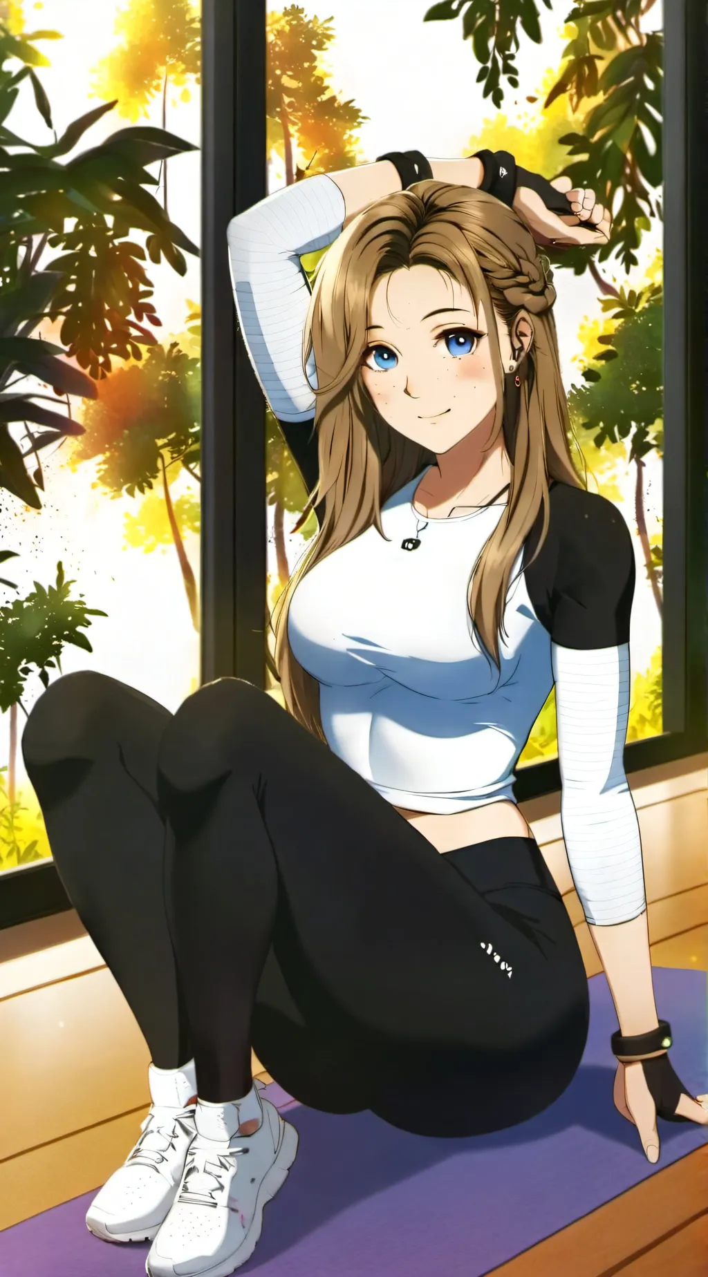 ai character: Kristina  background