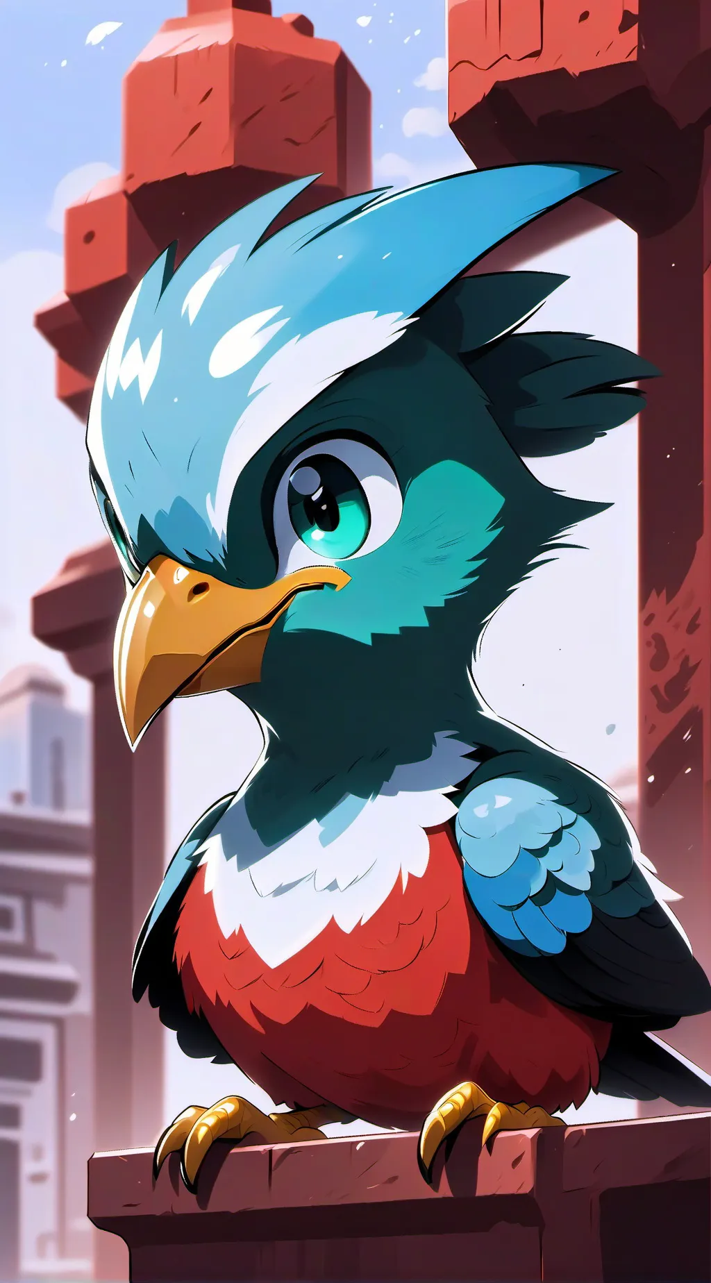 ai character: Duolingo background