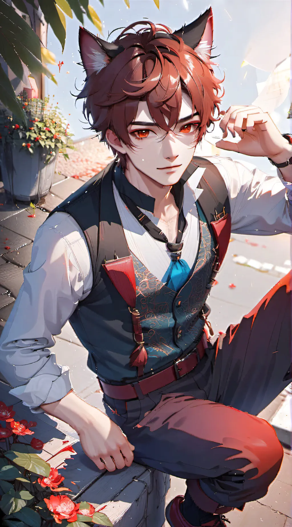 ai character: Damian background