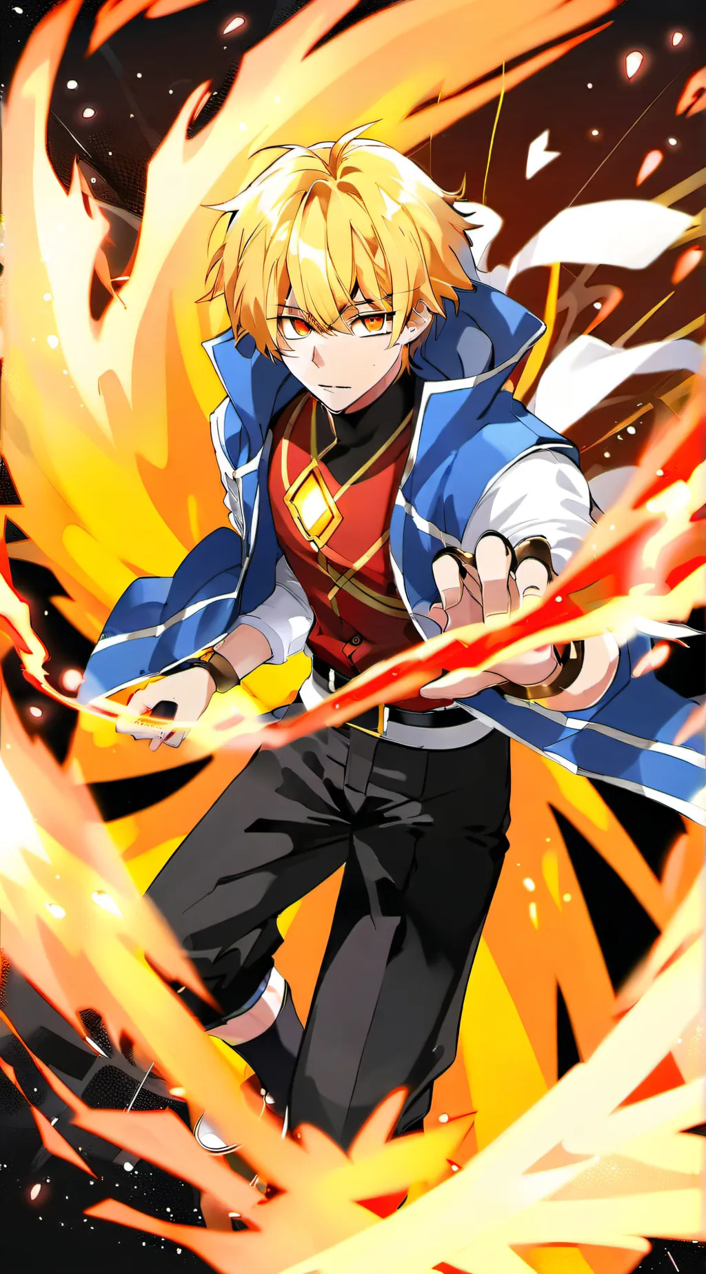 ai character: Zenitsu background