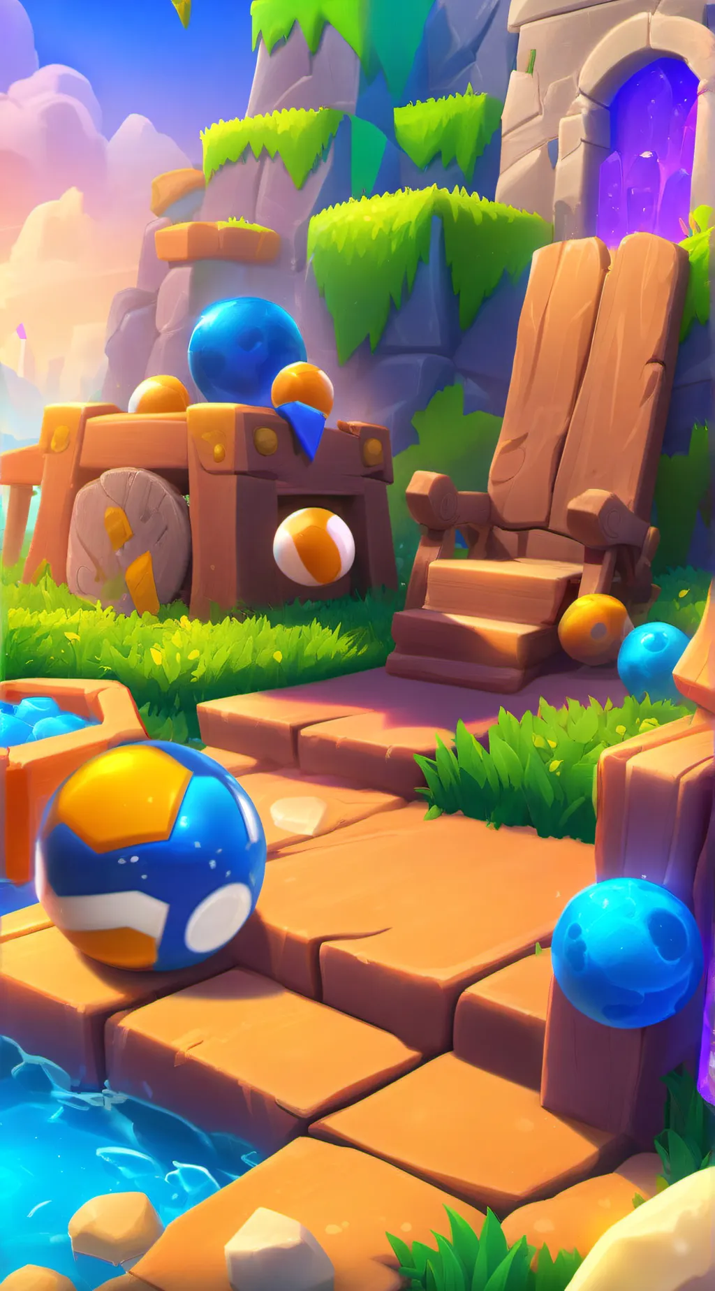 ai character: Anime test  background