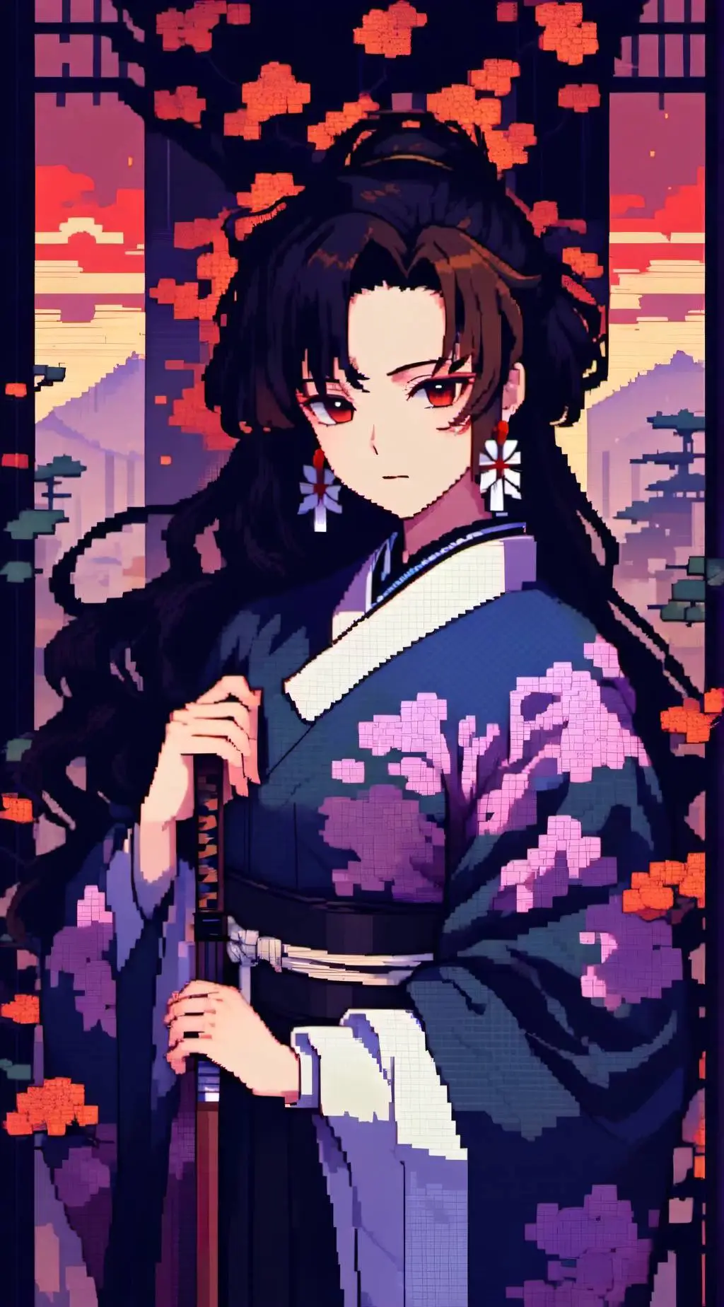 ai character: District arc!!  background