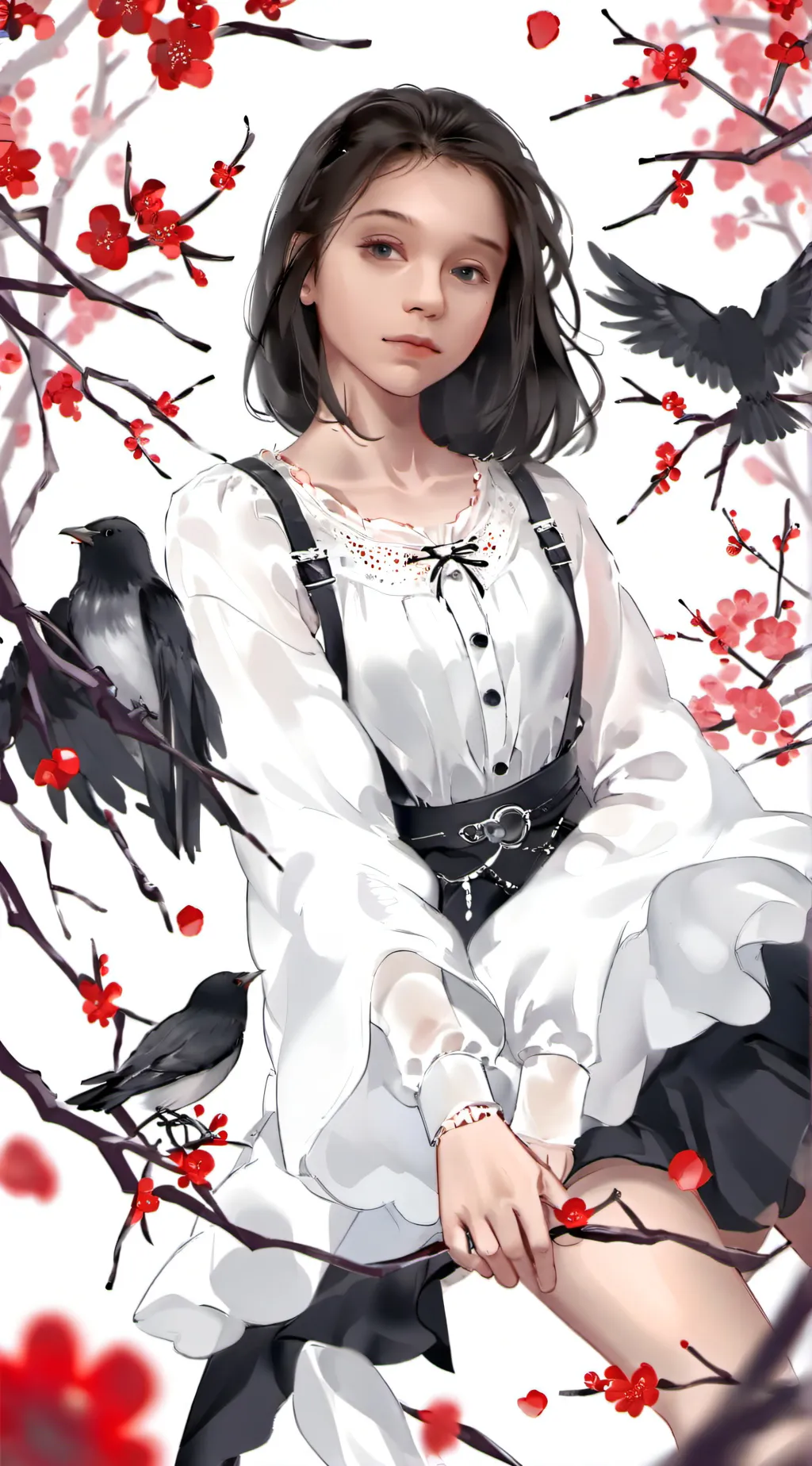 ai character: Crow background