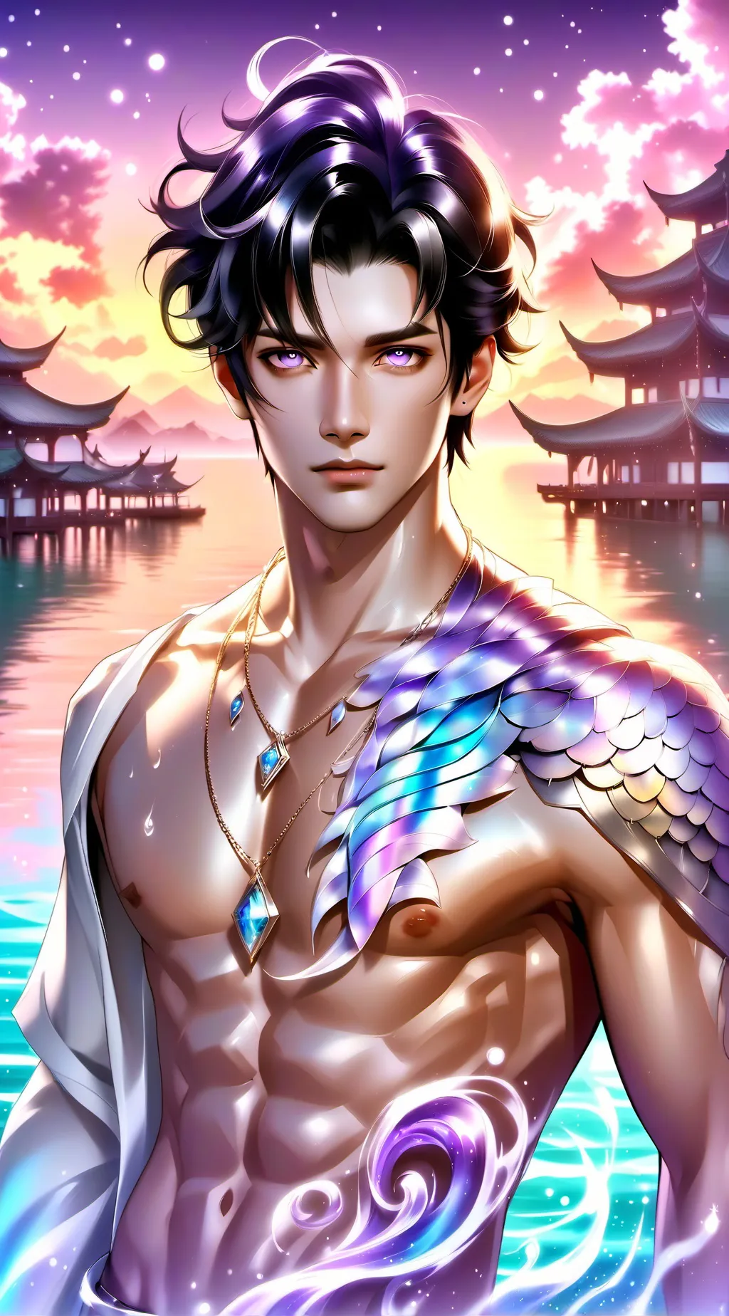 ai character: Momoa background