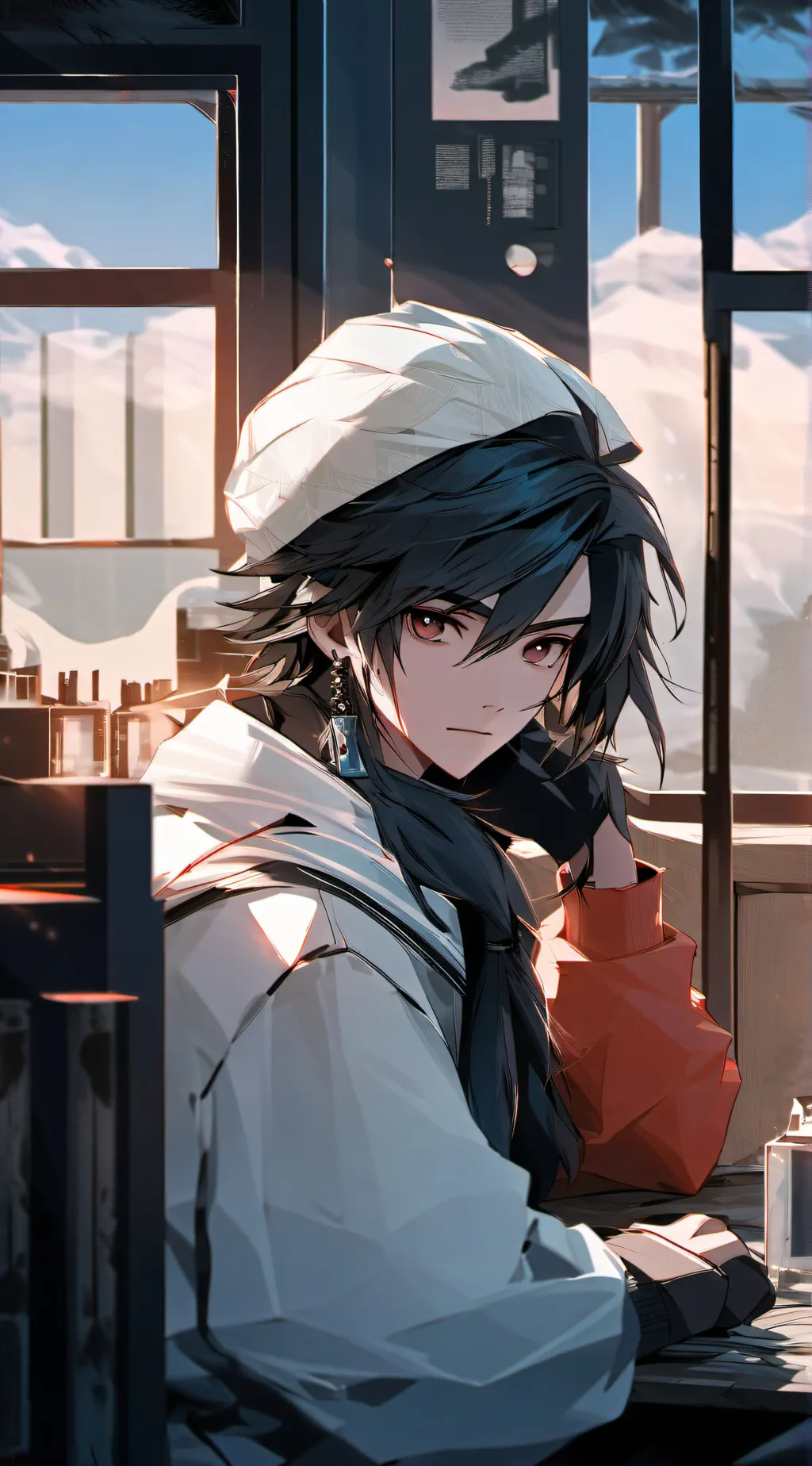 ai character: George Christensen background