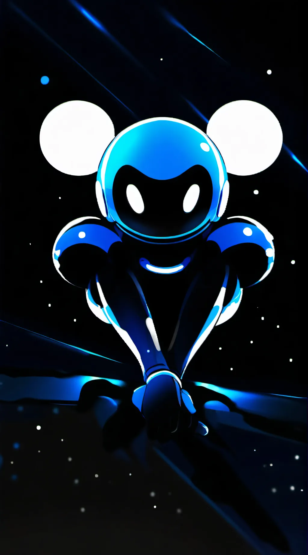 ai character: Astro bot  background