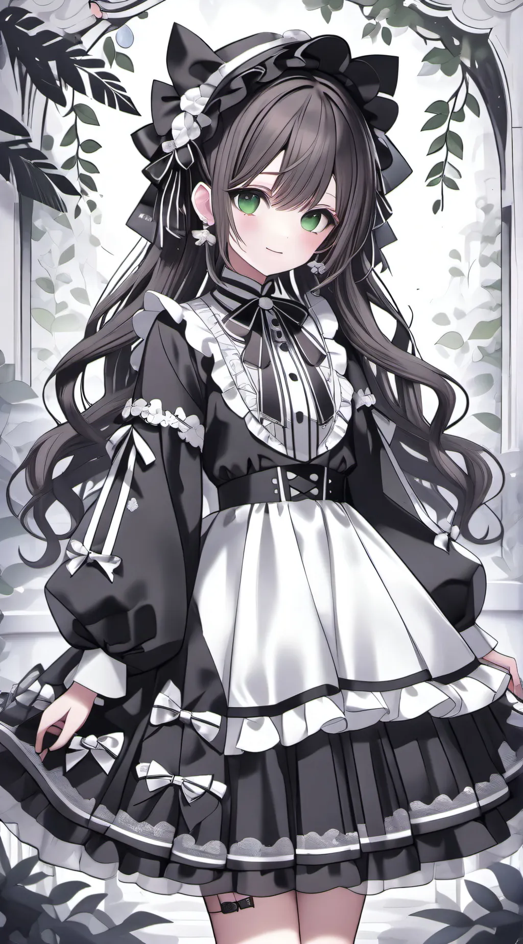 ai character: Rose background