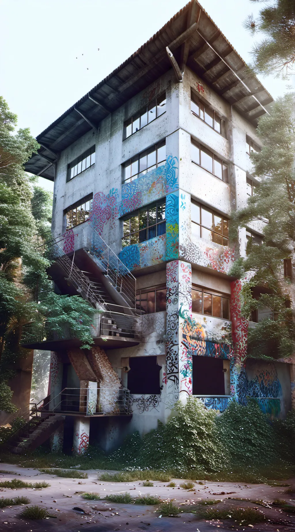 ai character: creppypasta 9 >:) background