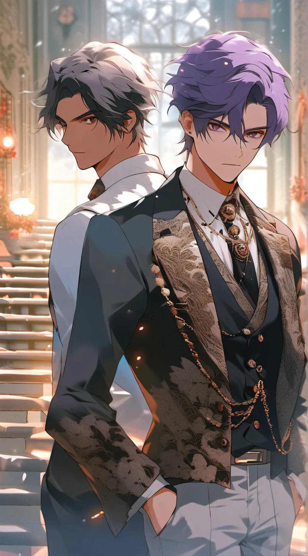 ai character: Adam & Aiden background