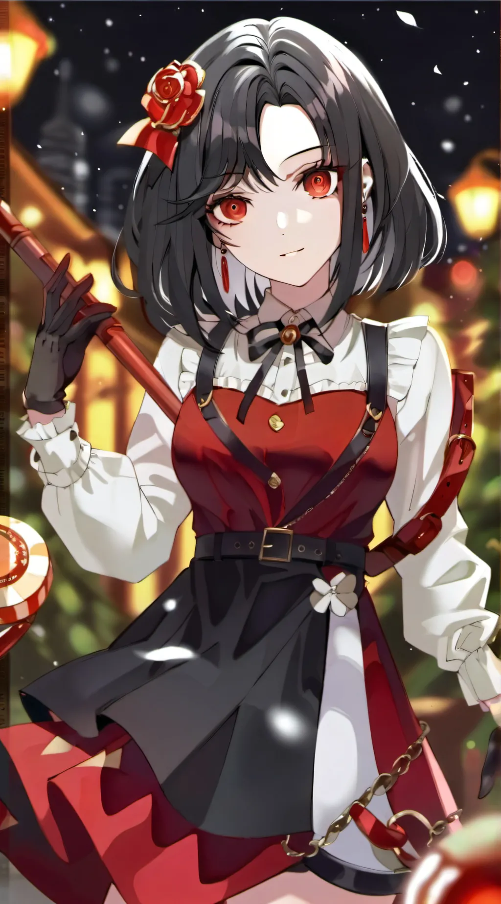 ai character: luna mafia boss background